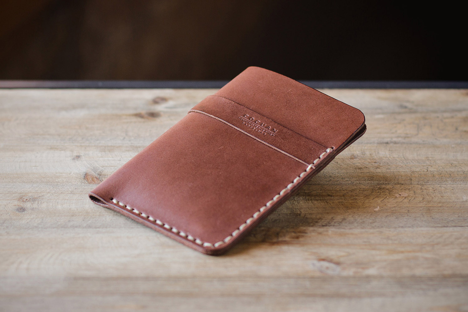 Funda libreta  de cuero